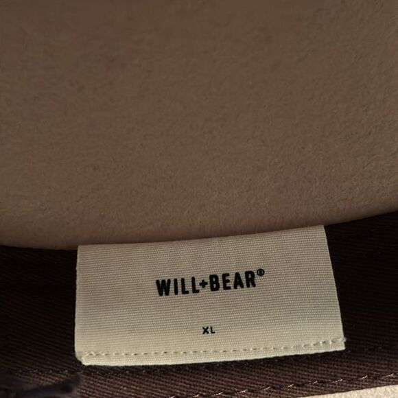 Will + Bear Cream Wool Fedora Unisex Hat(Size XL) main image 4